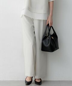 S size ONWARD(小さいサイズ) / エスサイズオンワード その他パンツ | 【WEB&一部店舗限定】ストレッチジョーゼット ワイドパンツ