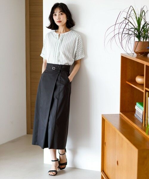 S size ONWARD(小さいサイズ) / エスサイズオンワード ミニ・ひざ丈スカート | ツイステッドクリアチノ スカート | 詳細17