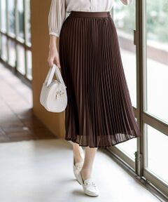 S size ONWARD(小さいサイズ) / エスサイズオンワード ミニ・ひざ丈スカート | エアリープリーツ スカート