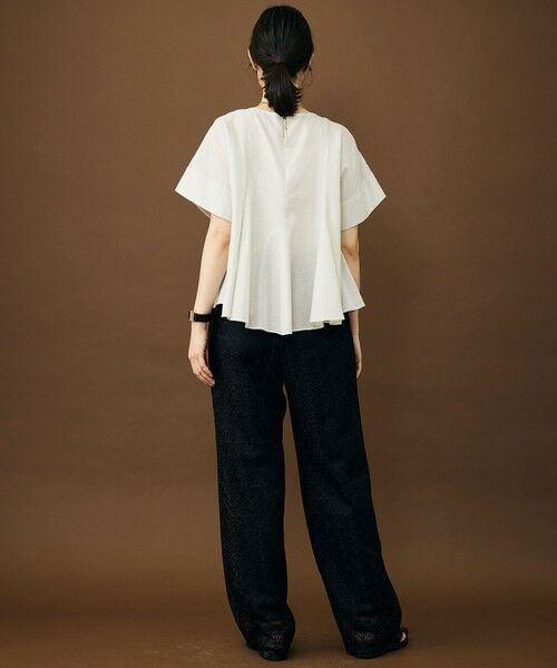 S size ONWARD(小さいサイズ) / エスサイズオンワード シャツ・ブラウス | 【カタログ掲載】ブライトシアーシャンブレー ブラウス | 詳細5