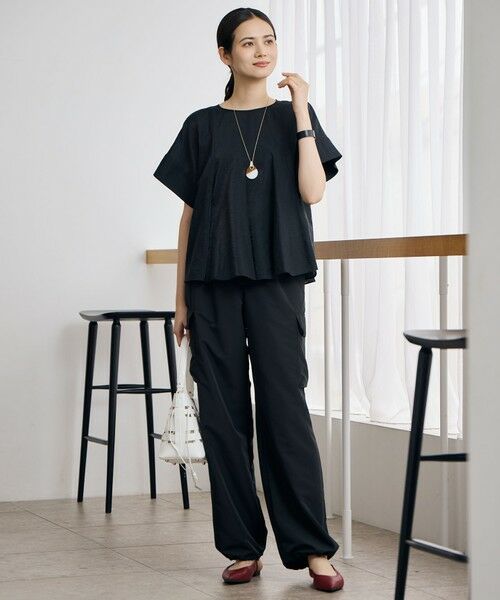 S size ONWARD(小さいサイズ) / エスサイズオンワード シャツ・ブラウス | 【カタログ掲載】ブライトシアーシャンブレー ブラウス | 詳細9