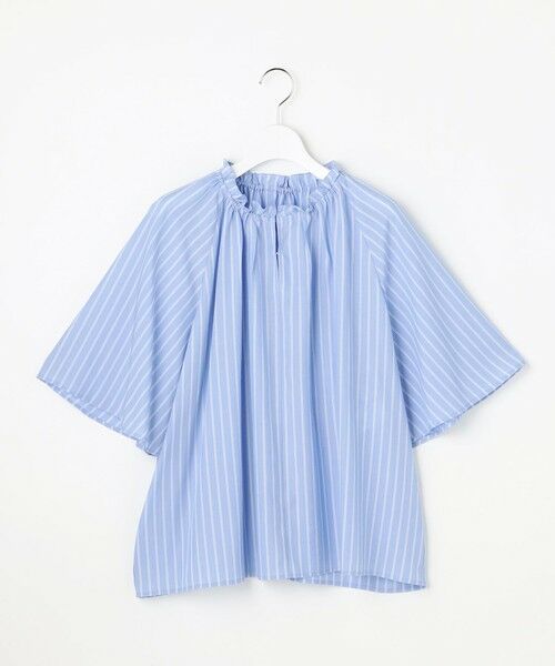 S size ONWARD(小さいサイズ) / エスサイズオンワード シャツ・ブラウス | 【ご好評素材・新型追加】リヨセルポプリンフリル ブラウス | 詳細5