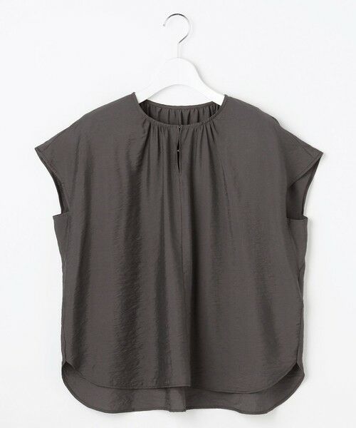 S size ONWARD(小さいサイズ) / エスサイズオンワード シャツ・ブラウス | 【カタログ掲載・人気素材・新型登場・セットアップ対応】エアリーツイルプルオーバー ブラウス | 詳細3