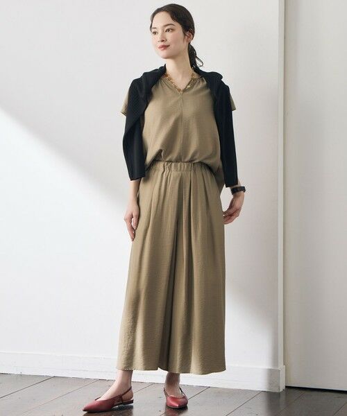 S size ONWARD(小さいサイズ) / エスサイズオンワード シャツ・ブラウス | 【カタログ掲載・人気素材・新型登場・セットアップ対応】エアリーツイルプルオーバー ブラウス | 詳細10