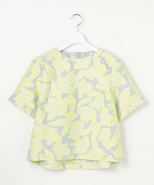 S size ONWARD(小さいサイズ) / エスサイズオンワード シャツ・ブラウス | リーフモチーフカットジャガード ブラウス | 詳細2