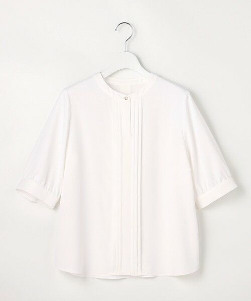 S size ONWARD(小さいサイズ) / エスサイズオンワード シャツ・ブラウス | バンドカラーフロントタック ブラウス | 詳細13