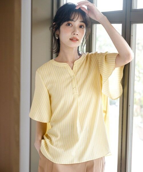 S size ONWARD(小さいサイズ) / エスサイズオンワード シャツ・ブラウス | スムージーポリエステル スキッパー ブラウス | 詳細14