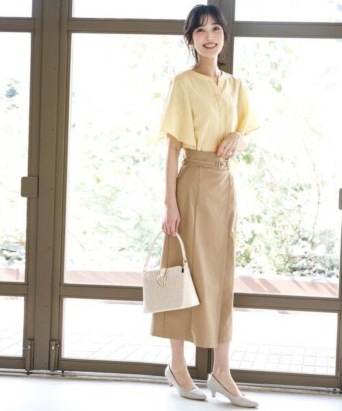 S size ONWARD(小さいサイズ) / エスサイズオンワード シャツ・ブラウス | スムージーポリエステル スキッパー ブラウス | 詳細15