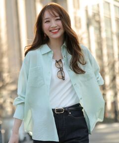 S size ONWARD(小さいサイズ) / エスサイズオンワード シャツ・ブラウス | シアーダブルポケット シャツ