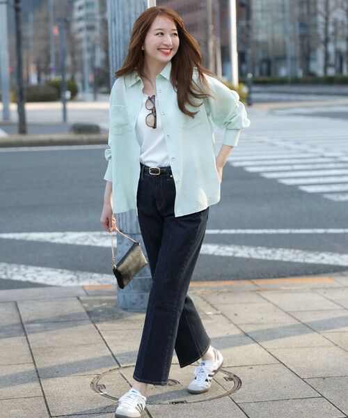 S size ONWARD(小さいサイズ) / エスサイズオンワード シャツ・ブラウス | シアーダブルポケット シャツ | 詳細8