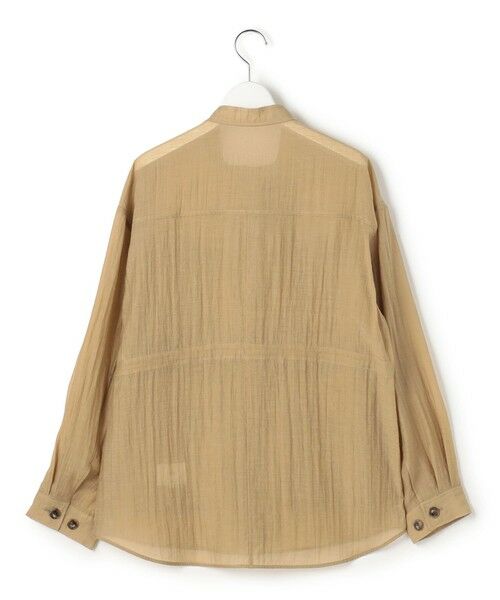 S size ONWARD(小さいサイズ) / エスサイズオンワード シャツ・ブラウス | 【見上愛さん着用】リネンミックスシアースラブ ミリタリージャケット | 詳細11
