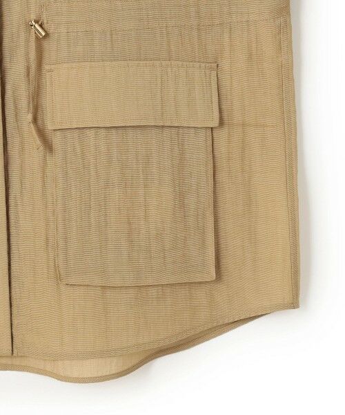 S size ONWARD(小さいサイズ) / エスサイズオンワード シャツ・ブラウス | 【見上愛さん着用】リネンミックスシアースラブ ミリタリージャケット | 詳細17