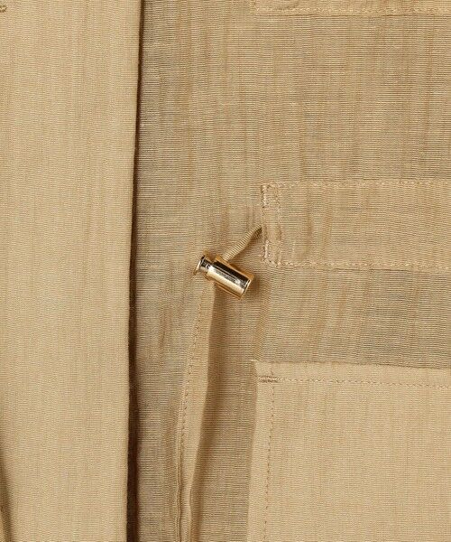 S size ONWARD(小さいサイズ) / エスサイズオンワード シャツ・ブラウス | 【見上愛さん着用】リネンミックスシアースラブ ミリタリージャケット | 詳細19