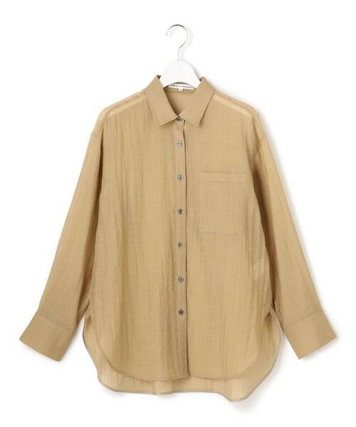 S size ONWARD(小さいサイズ) / エスサイズオンワード シャツ・ブラウス | リネンミックスシアースラブ オーバーシャツ | 詳細9