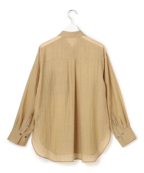 S size ONWARD(小さいサイズ) / エスサイズオンワード シャツ・ブラウス | リネンミックスシアースラブ オーバーシャツ | 詳細10