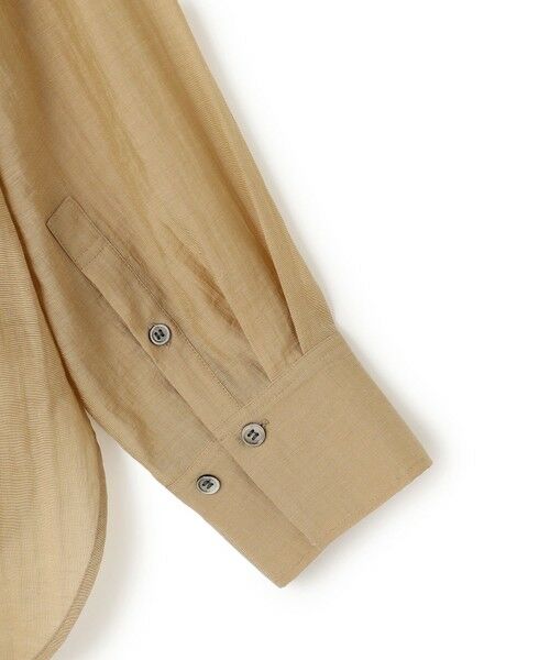 S size ONWARD(小さいサイズ) / エスサイズオンワード シャツ・ブラウス | リネンミックスシアースラブ オーバーシャツ | 詳細16