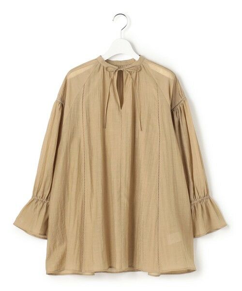 S size ONWARD(小さいサイズ) / エスサイズオンワード シャツ・ブラウス | リネンミックスシアースラブ ギャザーブラウス | 詳細6