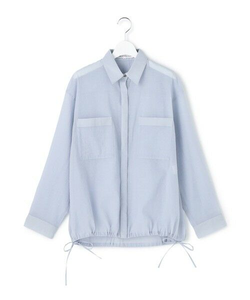S size ONWARD(小さいサイズ) / エスサイズオンワード シャツ・ブラウス | 【見上愛さん着用】ナイロンコットンシアーボイル ドロストシャツ | 詳細20
