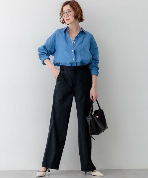 S size ONWARD(小さいサイズ) / エスサイズオンワード シャツ・ブラウス | LIBECOリネン ベーシック シャツ | 詳細27