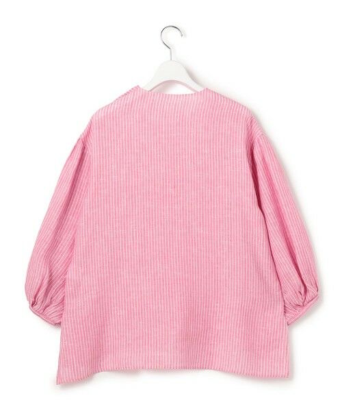 S size ONWARD(小さいサイズ) / エスサイズオンワード シャツ・ブラウス | LIBECOリネン ボリュームスリーブ ブラウス | 詳細8