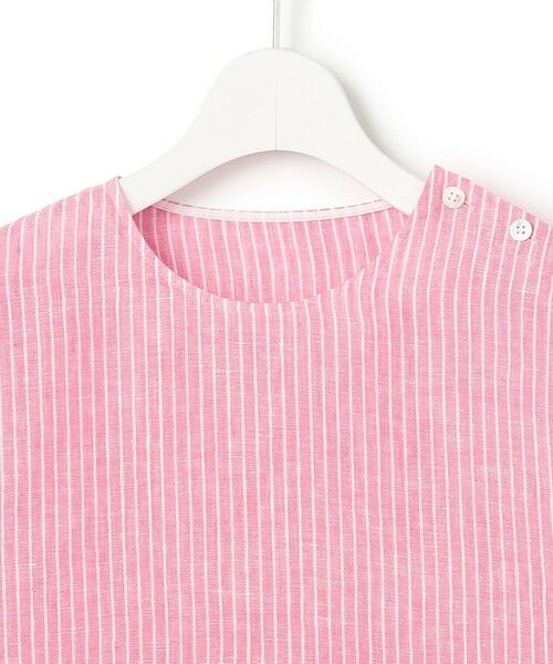 S size ONWARD(小さいサイズ) / エスサイズオンワード シャツ・ブラウス | LIBECOリネン ボリュームスリーブ ブラウス | 詳細9