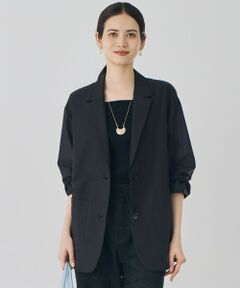 S size ONWARD(小さいサイズ) / エスサイズオンワード テーラードジャケット | 【カタログ掲載・軽やか】シアーボイルテーラード ジャケット