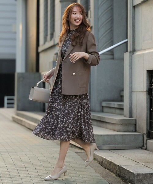 S size ONWARD(小さいサイズ) / エスサイズオンワード テーラードジャケット | シアーメッシュ ダブルジャケット | 詳細3