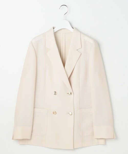 S size ONWARD(小さいサイズ) / エスサイズオンワード テーラードジャケット | シアーメッシュ ダブルジャケット | 詳細17