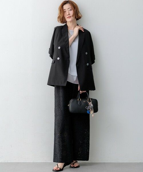 S size ONWARD(小さいサイズ) / エスサイズオンワード その他アウター | 【見上愛さん着用】シアータンブラー ダブルジャケット | 詳細4