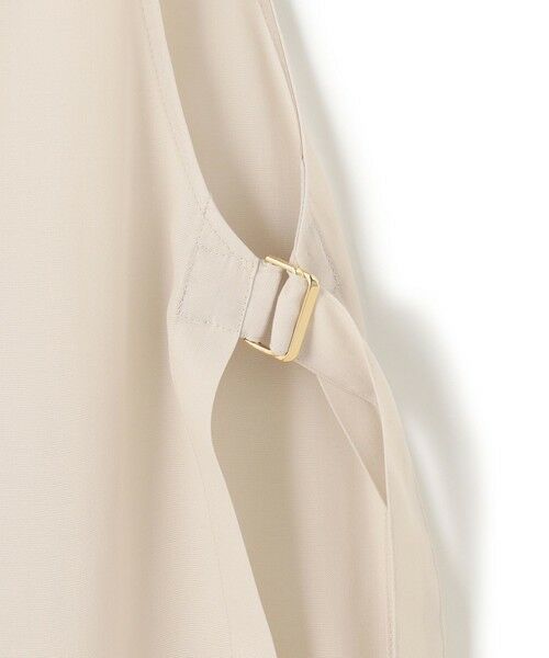 S size ONWARD(小さいサイズ) / エスサイズオンワード その他アウター | ライトシアーマットクロス ノーカラー ジレ | 詳細11