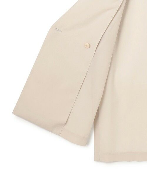 S size ONWARD(小さいサイズ) / エスサイズオンワード その他アウター | ライトシアーマットクロス ノーカラー ジレ | 詳細14