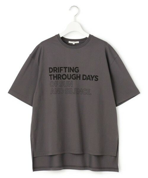 S size ONWARD(小さいサイズ) / エスサイズオンワード カットソー | 【SLOW/一部店舗限定】ヴィンテージライクジャージー Tシャツ | 詳細4