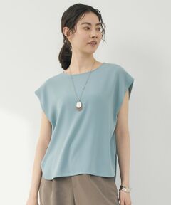 S size ONWARD(小さいサイズ) / エスサイズオンワード カットソー | 【WEB先行販売】ストレッチアムンゼンフレンチスリーブ カットソー