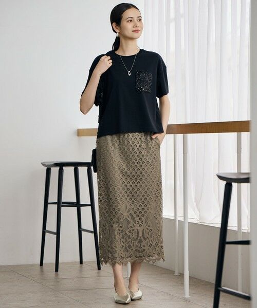 S size ONWARD(小さいサイズ) / エスサイズオンワード カットソー | スパングルポケットＴシャツ | 詳細3