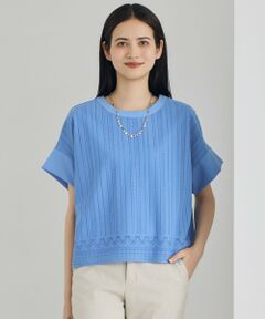 S size ONWARD(小さいサイズ) / エスサイズオンワード カットソー | 【カタログ掲載・2点SET】レースエッジ プルオーバー