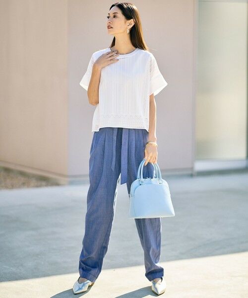 S size ONWARD(小さいサイズ) / エスサイズオンワード カットソー | 【カタログ掲載・2点SET】レースエッジ プルオーバー | 詳細1