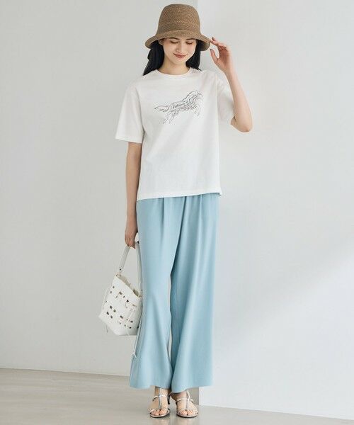 S size ONWARD(小さいサイズ) / エスサイズオンワード カットソー | 【カタログ掲載】ホースモチーフロゴ Tシャツ | 詳細1