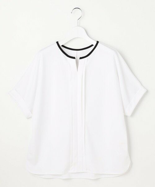 S size ONWARD(小さいサイズ) / エスサイズオンワード カットソー | ジョーゼットフロントタック プルオーバー | 詳細2