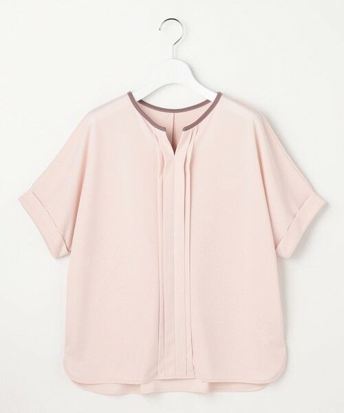 S size ONWARD(小さいサイズ) / エスサイズオンワード カットソー | ジョーゼットフロントタック プルオーバー | 詳細6