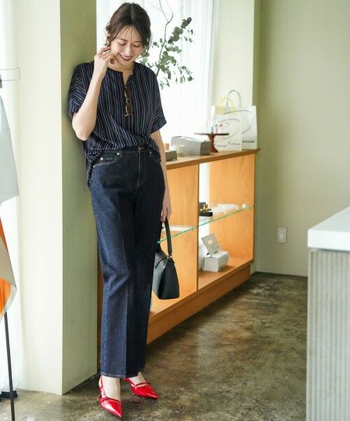 S size ONWARD(小さいサイズ) / エスサイズオンワード カットソー | ジョーゼットフロントタック プルオーバー | 詳細13