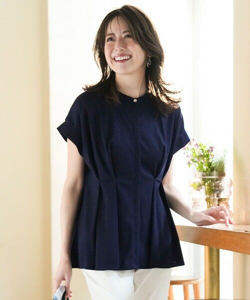 S size ONWARD(小さいサイズ) / エスサイズオンワード カットソー | カナパウエストタック プルオーバー | 詳細7