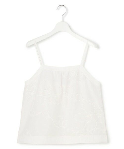 S size ONWARD(小さいサイズ) / エスサイズオンワード カットソー | シアーエンブロイダリー キャミソール コンビ Tシャツ | 詳細18