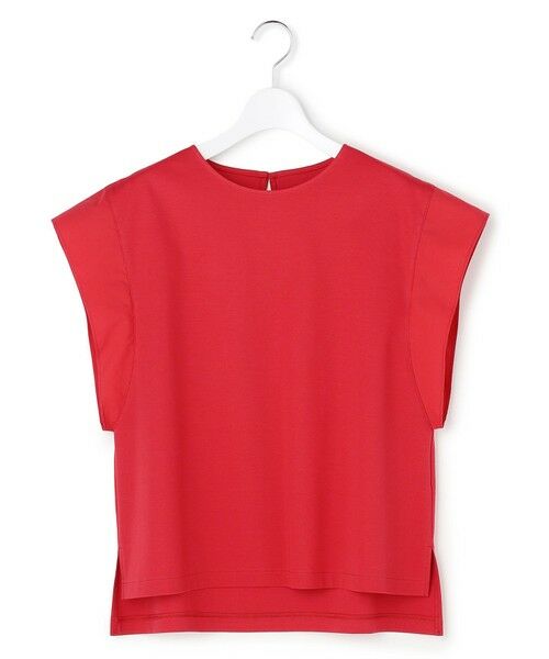 S size ONWARD(小さいサイズ) / エスサイズオンワード カットソー | スムースデザイン タフタスリーブ カットソー | 詳細12