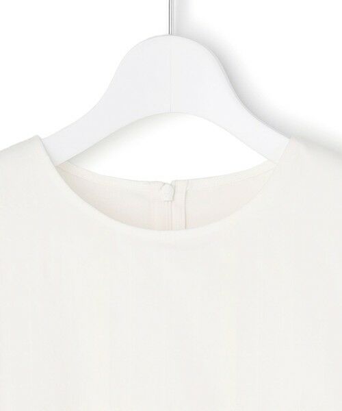 S size ONWARD(小さいサイズ) / エスサイズオンワード シャツ・ブラウス | シアーチェックレイヤード フレア Tブラウス | 詳細5