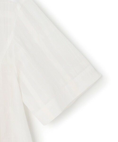 S size ONWARD(小さいサイズ) / エスサイズオンワード シャツ・ブラウス | シアーチェックレイヤード フレア Tブラウス | 詳細6