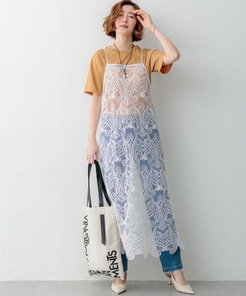 S size ONWARD(小さいサイズ) / エスサイズオンワード カットソー | 【見上愛さん着用】シアーコンフォート クルーネック Tシャツ | 詳細15