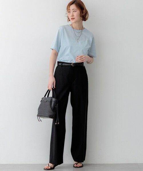 S size ONWARD(小さいサイズ) / エスサイズオンワード カットソー | 【見上愛さん着用】シアーコンフォート クルーネック Tシャツ | 詳細18