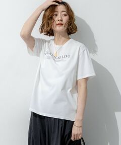 S size ONWARD(小さいサイズ) / エスサイズオンワード カットソー | LE SOLEIL SE LEVE ロゴ Tシャツ