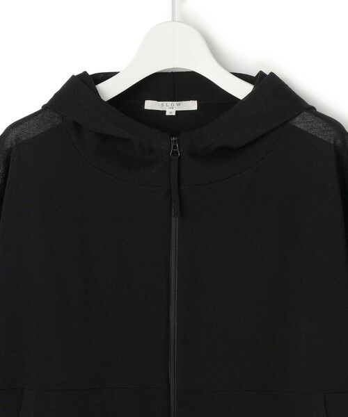 S size ONWARD(小さいサイズ) / エスサイズオンワード パーカー | 【SLOW/一部店舗限定】シアーニット パーカー | 詳細8