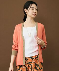S size ONWARD(小さいサイズ) / エスサイズオンワード カーディガン・ボレロ | 【カタログ掲載】カラーブロック カーディガン